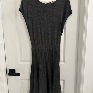 LOF Charcoal Midi Dress